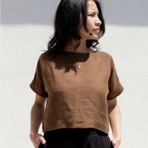 Shelter Sonny Tee in Chestnut